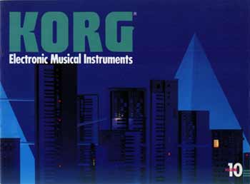 Korg Catalogo Strumenti 1984