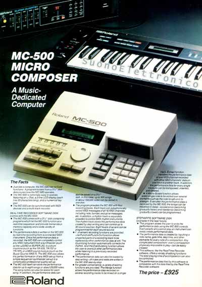 ROLAND MC-500 MICRO COMPOSER
