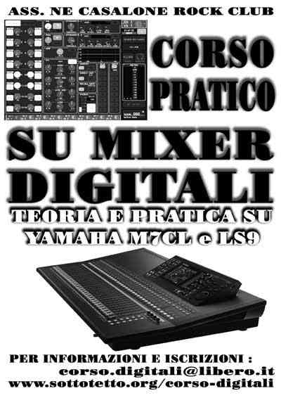 CORSO PRATICO SU MIXER DIGITALI YAMAHA M7CL E LS9