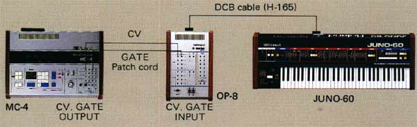 OP-8 connect to mc 4-juno 60